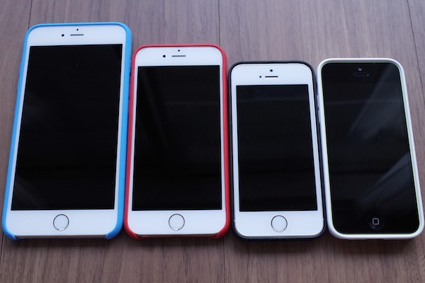 比較写真 Iphone 6 Iphone 6 Plusは他のiosデバイスとどのぐらい大きさが異なるのか オーケーマック