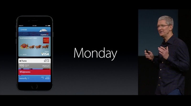 Apple Payが10月20日月曜日より開始