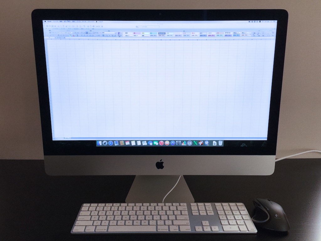 Microsoft ExcelがiMac Retina 5Kディスプレイモデルで超快適に使える！