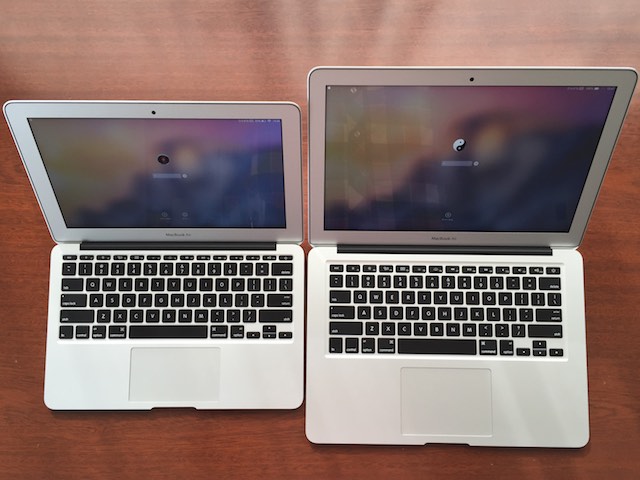 レビュー】MacBook Airの11インチと13インチを比較してわかること