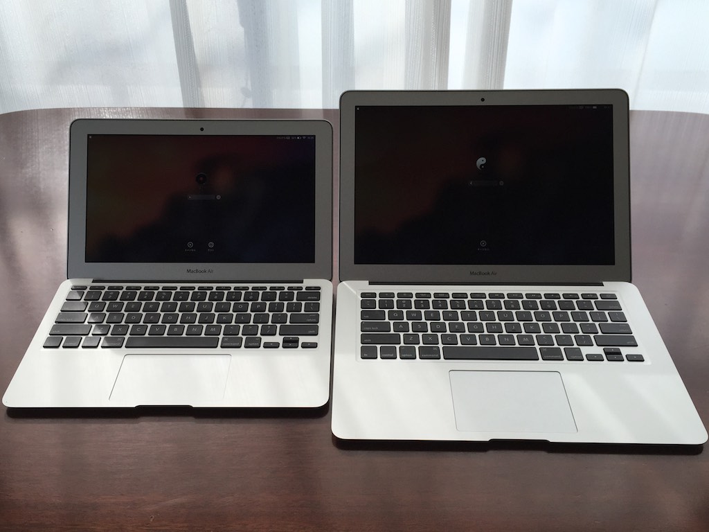 レビュー】MacBook Airの11インチと13インチを比較してわかること 