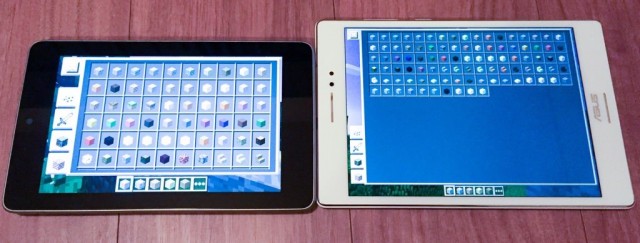 レビュー Minecraft Peがasusのタブレットzenpad S 8 0でチョ 快適 オーケーマック