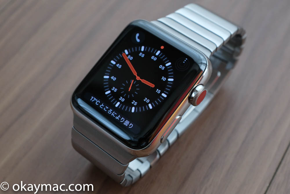 Apple Watch ブラックリングブレスレットステンレス 316L-