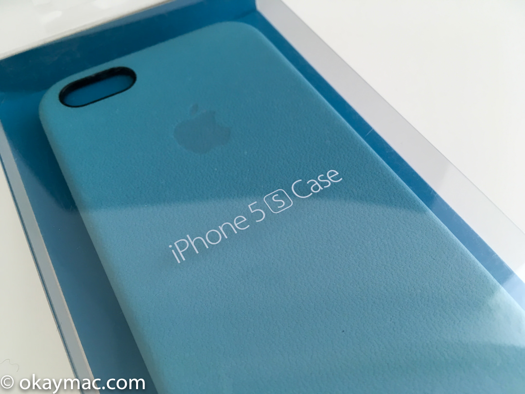  iPhone 5s／5用　レザーケース （ブルー）