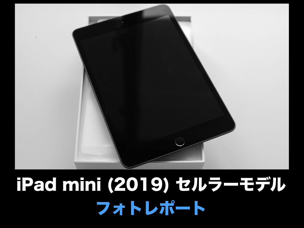 Ipad Mini 19 セルラーモデル フォトレポート オーケーマック