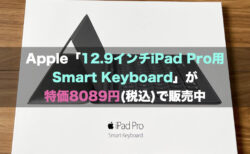 【新品未開封】Apple「12.9インチiPad Pro用Smart Keyboard」が 特価8089円(税込)で販売中