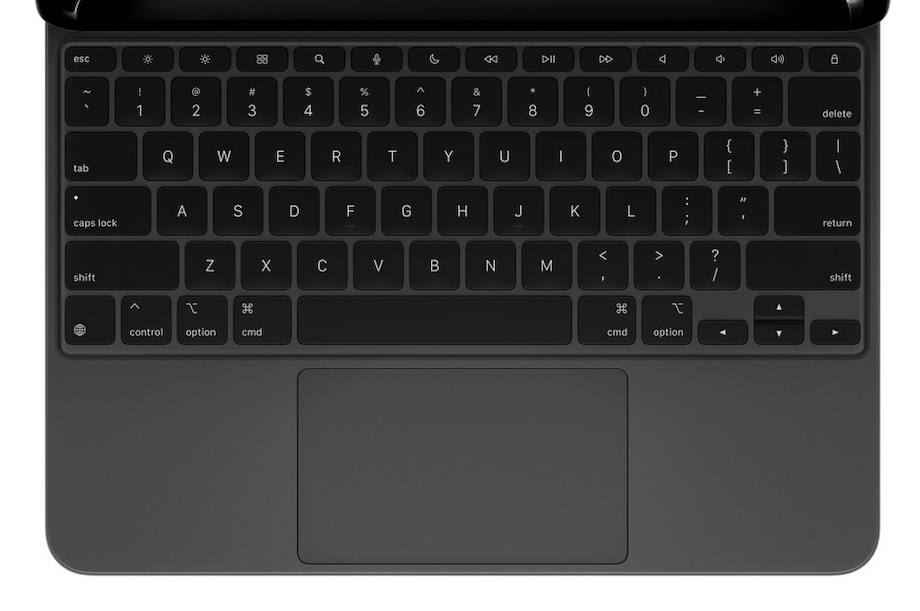 Magic Keyboard for iPad Proのキーボード配列